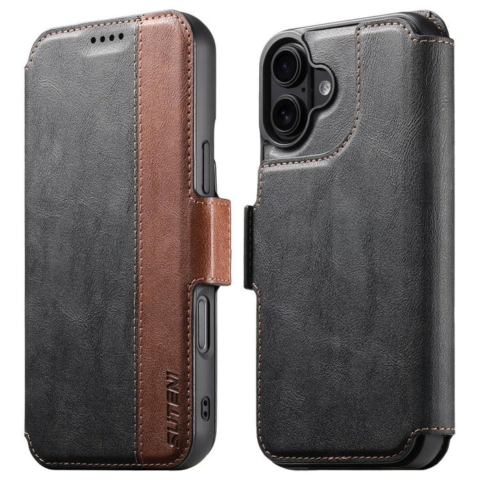 Suteni Q07 2-in-1 Multi-function Detachable Wallet MagSafe Phone Case, For iPhone 18, For iPhone 18 Pro, For iPhone 18 Pro Max, For iPhone 17 Pro Max, For iPhone 17 Pro, For iPhone 17, For iPhone Air, For iPhone 16 Pro Max