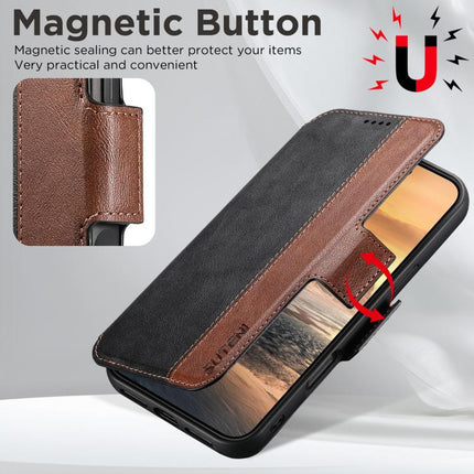 Suteni Q07 2-in-1 Multi-function Detachable Wallet MagSafe Phone Case, For iPhone 18, For iPhone 18 Pro, For iPhone 18 Pro Max, For iPhone 17 Pro Max, For iPhone 17 Pro, For iPhone 17, For iPhone Air, For iPhone 16 Pro Max