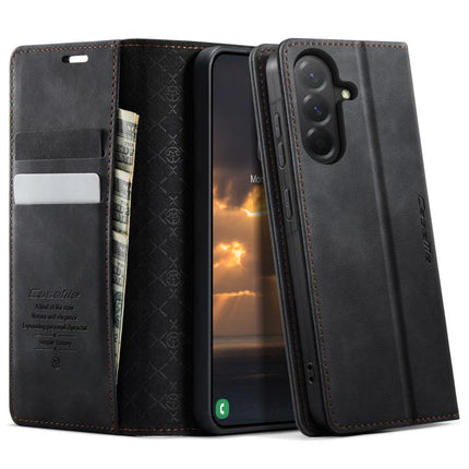 CaseMe 033 Calf Leather Lining Microfibre RFID Blocking Phone Case, For Samsung Galaxy Z Filp7 5G, For Samsung Galaxy S25 Edge, For Samsung Galaxy A56 5G, For Samsung Galaxy A26