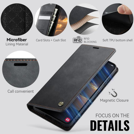 CaseMe 033 Calf Leather Lining Microfibre RFID Blocking Phone Case, For Samsung Galaxy A36 5G, For Samsung Galaxy S25 Ultra 5G, For Samsung Galaxy A16 5G, For Samsung Galaxy A55