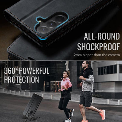 CaseMe 033 Calf Leather Lining Microfibre RFID Blocking Phone Case, For Samsung Galaxy A36 5G, For Samsung Galaxy S25 Ultra 5G, For Samsung Galaxy A16 5G, For Samsung Galaxy A55