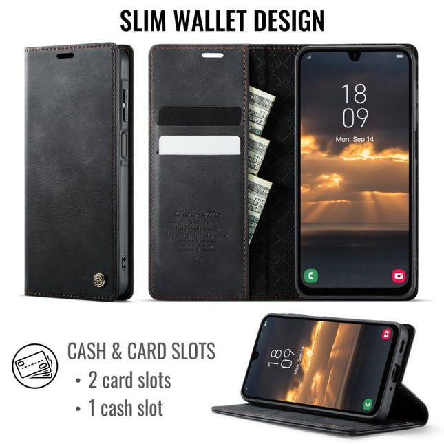 CaseMe 033 Calf Leather Lining Microfibre RFID Blocking Phone Case, For Samsung Galaxy A16 5G, For Samsung Galaxy A55, For Samsung Galaxy A35 5G, For Samsung Galaxy S24 Ultra 5G