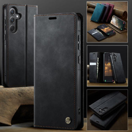 CaseMe 033 Calf Leather Lining Microfibre RFID Blocking Phone Case, For Samsung Galaxy A35 5G, For Samsung Galaxy S24 Ultra 5G, For Samsung Galaxy A15, For Samsung Galaxy A25