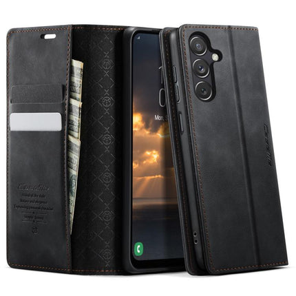 CaseMe 033 Calf Leather Lining Microfibre RFID Blocking Phone Case, For Samsung Galaxy S23 FE 5G, For Samsung Galaxy A24 4G, For Samsung Galaxy A34 5G, For Samsung Galaxy A54