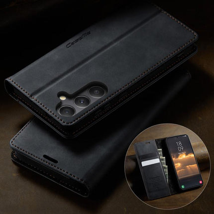 CaseMe 033 Calf Leather Lining Microfibre RFID Blocking Phone Case, For Samsung Galaxy A34 5G, For Samsung Galaxy A54, For Samsung Galaxy S23 Ultra 5G, For Samsung Galaxy S23+ 5G