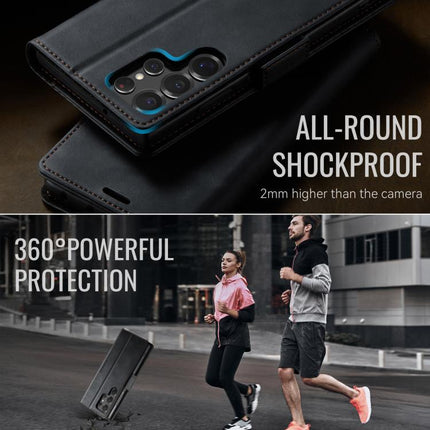 CaseMe 033 Calf Leather Lining Microfibre RFID Blocking Phone Case, For Samsung Galaxy S22 Ultra 5G, For Samsung Galaxy S22+ 5G, For Samsung Galaxy S22 5G, For Samsung Galaxy S21 FE 5G