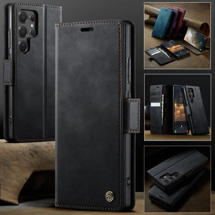 CaseMe 033 Calf Leather Lining Microfibre RFID Blocking Phone Case, For Samsung Galaxy S22 Ultra 5G, For Samsung Galaxy S22+ 5G, For Samsung Galaxy S22 5G, For Samsung Galaxy S21 FE 5G