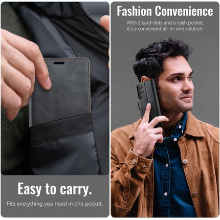 CaseMe 033 Calf Leather Lining Microfibre RFID Blocking Phone Case, For Samsung Galaxy S22 Ultra 5G, For Samsung Galaxy S22+ 5G, For Samsung Galaxy S22 5G, For Samsung Galaxy S21 FE 5G