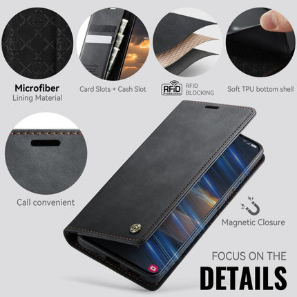 CaseMe 033 Calf Leather Lining Microfibre RFID Blocking Phone Case, For Samsung Galaxy S21 5G, For Samsung Galaxy S21+ 5G, For Samsung Galaxy S21 Ultra 5G, For Samsung Galaxy Note20 Ultra