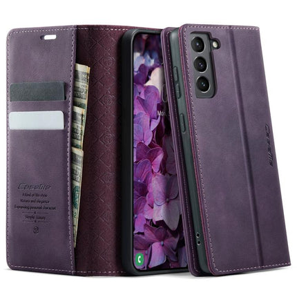 CaseMe 033 Calf Leather Lining Microfibre RFID Blocking Phone Case, For Samsung Galaxy S21 5G, For Samsung Galaxy S21+ 5G, For Samsung Galaxy S21 Ultra 5G, For Samsung Galaxy Note20 Ultra