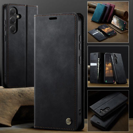 CaseMe 033 Calf Leather Lining Microfibre RFID Blocking Phone Case, For Samsung Galaxy S24 / S25 5G, For Samsung Galaxy S24+ / S25+ 5G, For Samsung Galaxy A14, For Samsung Galaxy A13 / A04s
