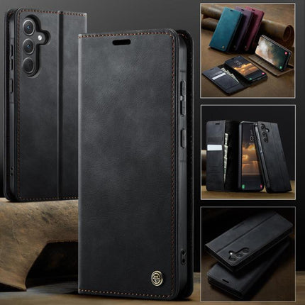 CaseMe 033 Calf Leather Lining Microfibre RFID Blocking Phone Case, For Samsung Galaxy S23 FE 5G, For Samsung Galaxy A24 4G, For Samsung Galaxy A34 5G, For Samsung Galaxy A54