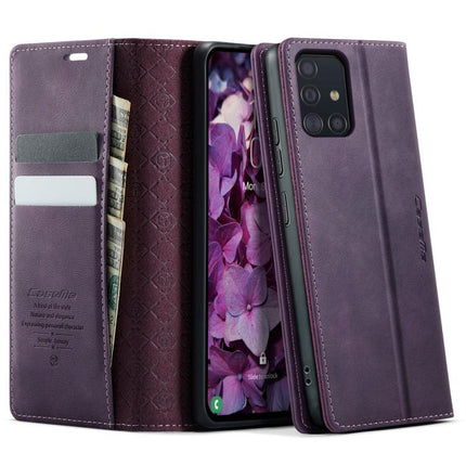 CaseMe 033 Calf Leather Lining Microfibre RFID Blocking Phone Case, For Samsung Galaxy S20 Ultra, For Samsung Galaxy S20, For Samsung Galaxy S20+, For Samsung Galaxy A51