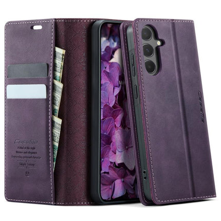 CaseMe 033 Calf Leather Lining Microfibre RFID Blocking Phone Case, For Samsung Galaxy A36 5G, For Samsung Galaxy S25 Ultra 5G, For Samsung Galaxy A16 5G, For Samsung Galaxy A55