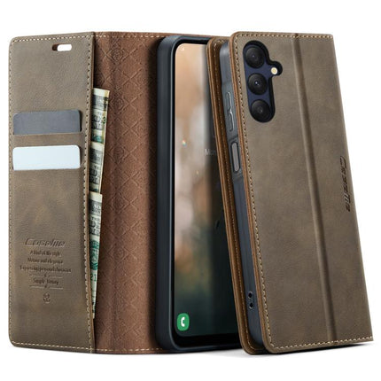 CaseMe 033 Calf Leather Lining Microfibre RFID Blocking Phone Case, For Samsung Galaxy A35 5G, For Samsung Galaxy S24 Ultra 5G, For Samsung Galaxy A15, For Samsung Galaxy A25