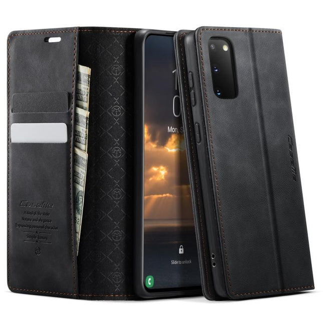 CaseMe 033 Calf Leather Lining Microfibre RFID Blocking Phone Case, For Samsung Galaxy S21 Ultra 5G, For Samsung Galaxy Note20 Ultra, For Samsung Galaxy S20 Ultra, For Samsung Galaxy S20