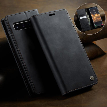 CaseMe 033 Calf Leather Lining Microfibre RFID Blocking Phone Case, For Samsung Galaxy S10, For Samsung Galaxy A17, For Samsung Galaxy S24 / S25 5G, For Samsung Galaxy S24+ / S25+ 5G