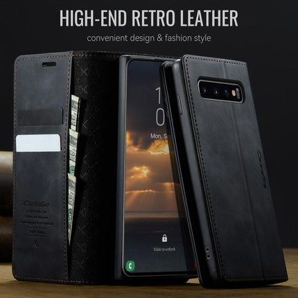 CaseMe 033 Calf Leather Lining Microfibre RFID Blocking Phone Case, For Samsung Galaxy S10, For Samsung Galaxy A17, For Samsung Galaxy S24 / S25 5G, For Samsung Galaxy S24+ / S25+ 5G