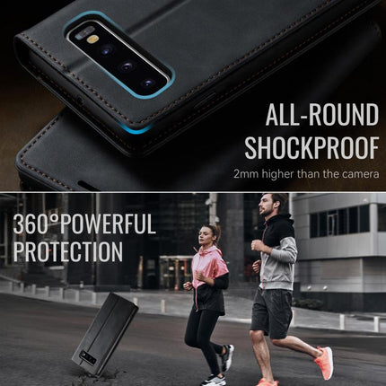 CaseMe 033 Calf Leather Lining Microfibre RFID Blocking Phone Case, For Samsung Galaxy S10, For Samsung Galaxy A17, For Samsung Galaxy S24 / S25 5G, For Samsung Galaxy S24+ / S25+ 5G
