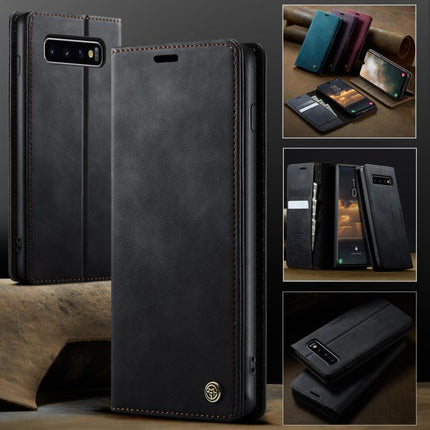 CaseMe 033 Calf Leather Lining Microfibre RFID Blocking Phone Case, For Samsung Galaxy S10, For Samsung Galaxy A17, For Samsung Galaxy S24 / S25 5G, For Samsung Galaxy S24+ / S25+ 5G