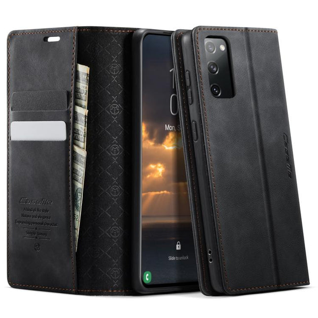 CaseMe 033 Calf Leather Lining Microfibre RFID Blocking Phone Case, For Samsung Galaxy S20 FE, For Samsung Galaxy A23 / M23, For Samsung Galaxy A53, For Samsung Galaxy A33 5G