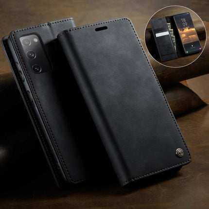 CaseMe 033 Calf Leather Lining Microfibre RFID Blocking Phone Case, For Samsung Galaxy S20 FE, For Samsung Galaxy A23 / M23, For Samsung Galaxy A53, For Samsung Galaxy A33 5G