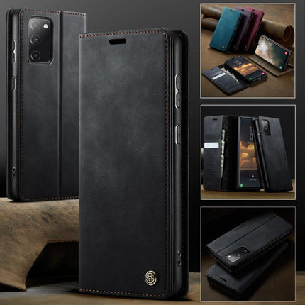 CaseMe 033 Calf Leather Lining Microfibre RFID Blocking Phone Case, For Samsung Galaxy S20 FE, For Samsung Galaxy A23 / M23, For Samsung Galaxy A53, For Samsung Galaxy A33 5G