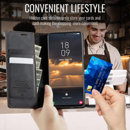 CaseMe 033 Calf Leather Lining Microfibre RFID Blocking Phone Case, For Samsung Galaxy S20 FE, For Samsung Galaxy A23 / M23, For Samsung Galaxy A53, For Samsung Galaxy A33 5G