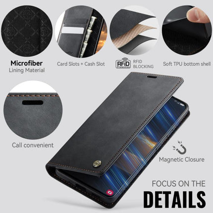 CaseMe 033 Calf Leather Lining Microfibre RFID Blocking Phone Case, For Samsung Galaxy S20 Ultra, For Samsung Galaxy S20, For Samsung Galaxy S20+, For Samsung Galaxy A51
