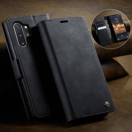 CaseMe 033 Calf Leather Lining Microfibre RFID Blocking Phone Case, For Samsung Galaxy Note10+, For Samsung Galaxy S10+, For Samsung Galaxy S10, For Samsung Galaxy A17