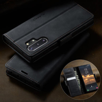 CaseMe 033 Calf Leather Lining Microfibre RFID Blocking Phone Case, For Samsung Galaxy Note10+, For Samsung Galaxy S10+, For Samsung Galaxy S10, For Samsung Galaxy A17