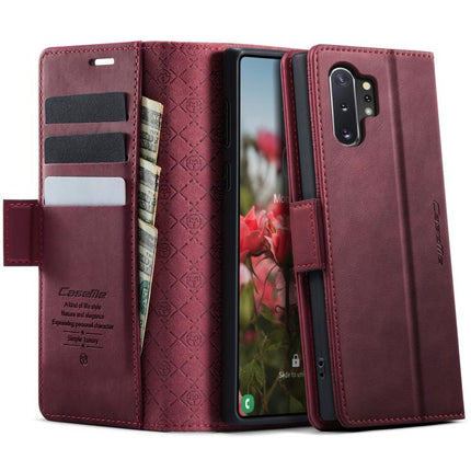 CaseMe 033 Calf Leather Lining Microfibre RFID Blocking Phone Case, For Samsung Galaxy Note10+, For Samsung Galaxy S10+, For Samsung Galaxy S10, For Samsung Galaxy A17