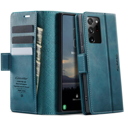 CaseMe 033 Calf Leather Lining Microfibre RFID Blocking Phone Case, For Samsung Galaxy S21 5G, For Samsung Galaxy S21+ 5G, For Samsung Galaxy S21 Ultra 5G, For Samsung Galaxy Note20 Ultra