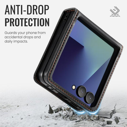 CaseMe 033 Calf Leather Lining Microfibre RFID Blocking Phone Case, For Samsung Galaxy Z Filp7 5G, For Samsung Galaxy S25 Edge, For Samsung Galaxy A56 5G, For Samsung Galaxy A26