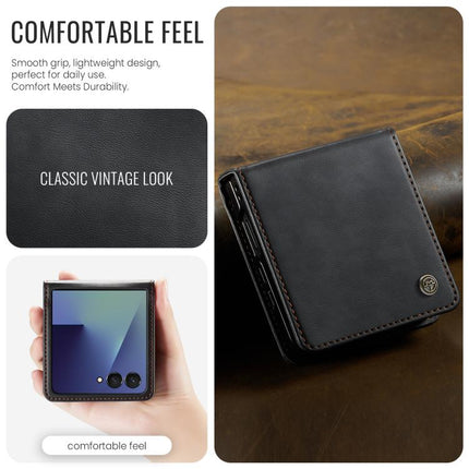 CaseMe 033 Calf Leather Lining Microfibre RFID Blocking Phone Case, For Samsung Galaxy Z Filp7 5G, For Samsung Galaxy S25 Edge, For Samsung Galaxy A56 5G, For Samsung Galaxy A26