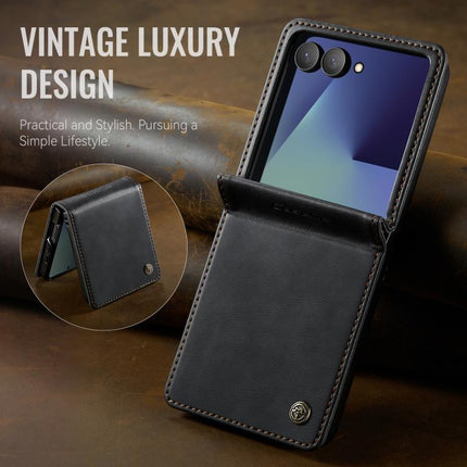CaseMe 033 Calf Leather Lining Microfibre RFID Blocking Phone Case, For Samsung Galaxy Z Filp7 5G, For Samsung Galaxy S25 Edge, For Samsung Galaxy A56 5G, For Samsung Galaxy A26