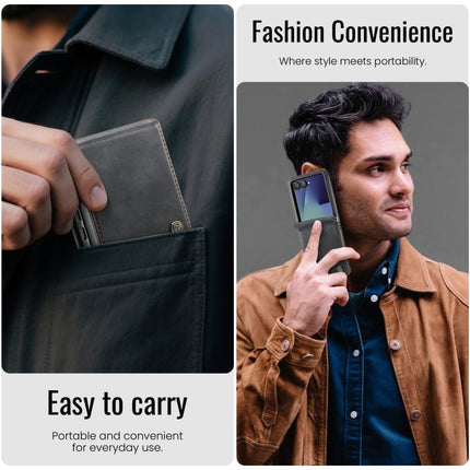 CaseMe 033 Calf Leather Lining Microfibre RFID Blocking Phone Case, For Samsung Galaxy Z Filp7 5G, For Samsung Galaxy S25 Edge, For Samsung Galaxy A56 5G, For Samsung Galaxy A26