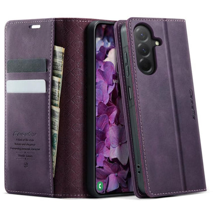 CaseMe 033 Calf Leather Lining Microfibre RFID Blocking Phone Case, For Samsung Galaxy Note10+, For Samsung Galaxy S10+, For Samsung Galaxy S10, For Samsung Galaxy A17