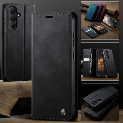 CaseMe 033 Calf Leather Lining Microfibre RFID Blocking Phone Case, For Galaxy S26+ 5G, For Galaxy S26 Ultra 5G, For Galaxy S26 5G, For Galaxy A57 5G