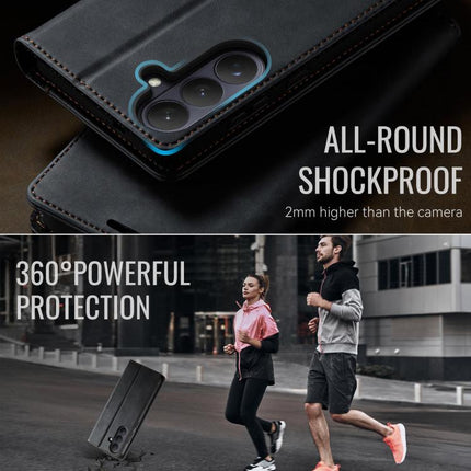CaseMe 033 Calf Leather Lining Microfibre RFID Blocking Phone Case, For Galaxy S26+ 5G, For Galaxy S26 Ultra 5G, For Galaxy S26 5G, For Galaxy A57 5G