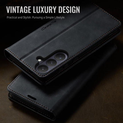 CaseMe 033 Calf Leather Lining Microfibre RFID Blocking Phone Case, For Galaxy S26+ 5G, For Galaxy S26 Ultra 5G, For Galaxy S26 5G, For Galaxy A57 5G