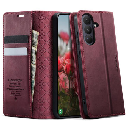 CaseMe 033 Calf Leather Lining Microfibre RFID Blocking Phone Case, For Galaxy S26+ 5G, For Galaxy S26 Ultra 5G, For Galaxy S26 5G, For Galaxy A57 5G