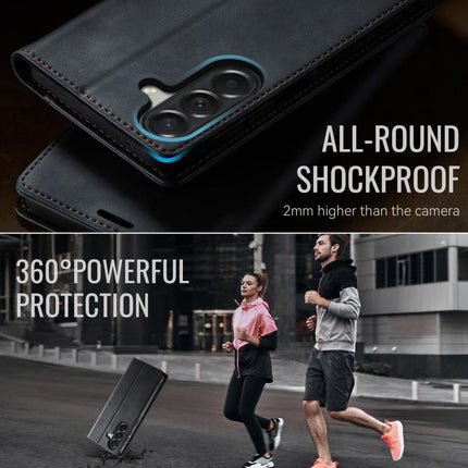 CaseMe 033 Calf Leather Lining Microfibre RFID Blocking Phone Case, For Galaxy A37 5G, For Galaxy A27 5G, For Galaxy S25 FE 5G, For Samsung Galaxy Z Fold7 5G