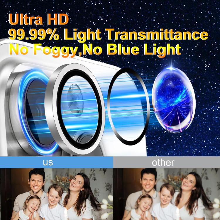 Kalebol No Flicker Ultra-Thin Individual Camera Lens Tempered Glass Film, For Honor 400 Pro Global 160.8mm, For Honor 400 Lite Global, For Honor 400 Global 156.5mm