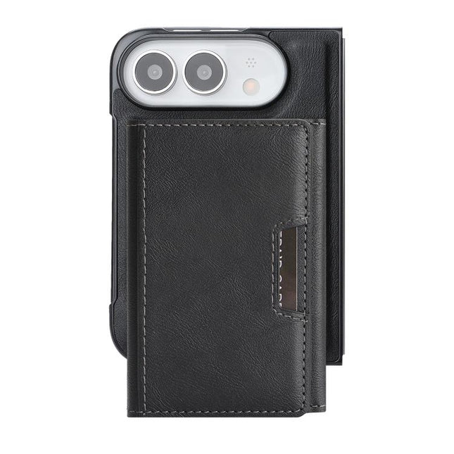Kalebol Strong Magnetic MagSafe Tri-Fold Wallet Leather Phone Case, For iPhone Duo, For iPhone 18 Pro, For iPhone 18 Pro Max, For iPhone 17e / 16e