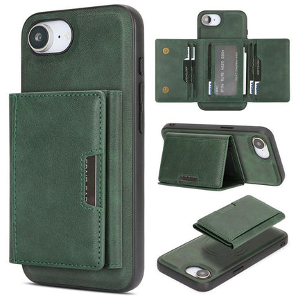 Kalebol Strong Magnetic MagSafe Tri-Fold Wallet Leather Phone Case, For iPhone Duo, For iPhone 18 Pro, For iPhone 18 Pro Max, For iPhone 17e / 16e