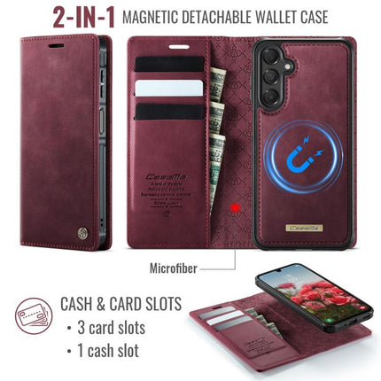 CaseMe C49 Magnetic RFID Blocking Detachable Wallet Leather Phone Case, For Samsung Galaxy A16 5G, For Samsung Galaxy S24 FE 5G, For Samsung Galaxy S24 Ultra 5G, For Samsung Galaxy A15