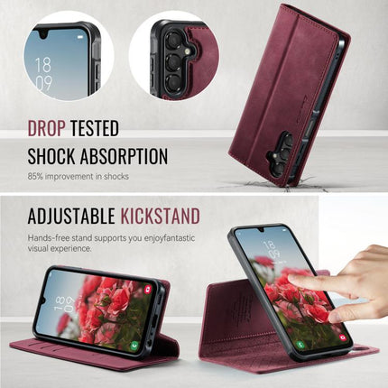 CaseMe C49 Magnetic RFID Blocking Detachable Wallet Leather Phone Case, For Samsung Galaxy A15, For Samsung Galaxy S23 FE 5G, For Samsung Galaxy A54 5G, For Samsung Galaxy S23 Ultra 5G