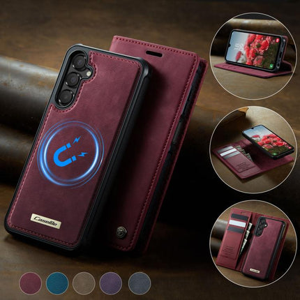 CaseMe C49 Magnetic RFID Blocking Detachable Wallet Leather Phone Case, For Samsung Galaxy A15, For Samsung Galaxy S23 FE 5G, For Samsung Galaxy A54 5G, For Samsung Galaxy S23 Ultra 5G
