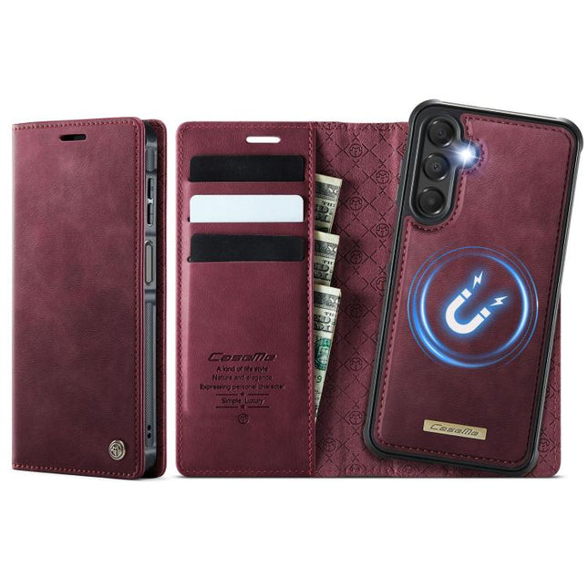 CaseMe C49 Magnetic RFID Blocking Detachable Wallet Leather Phone Case, For Samsung Galaxy A15, For Samsung Galaxy S23 FE 5G, For Samsung Galaxy A54 5G, For Samsung Galaxy S23 Ultra 5G